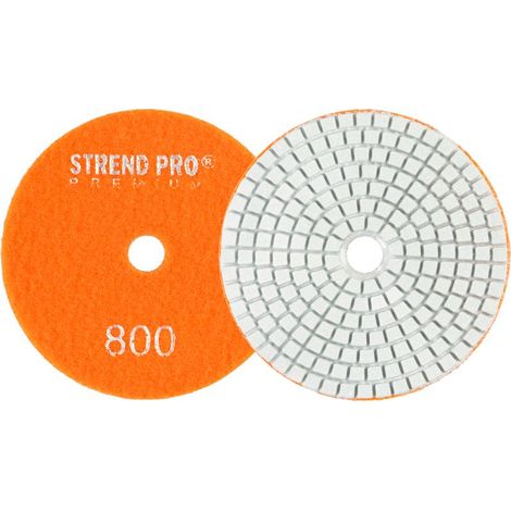 Scheibe Strend Pro Premium P800, 100 mm, Polierscheibe, Diamant, Klettverschluss (1/5)
