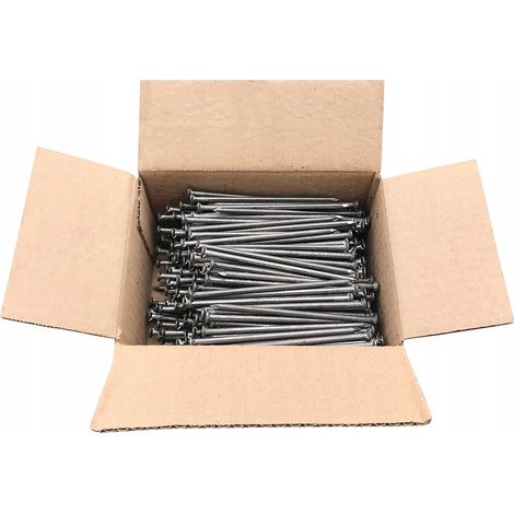Clous de construction noirs, lisses, 2,5 x 60 mm, 5 kg