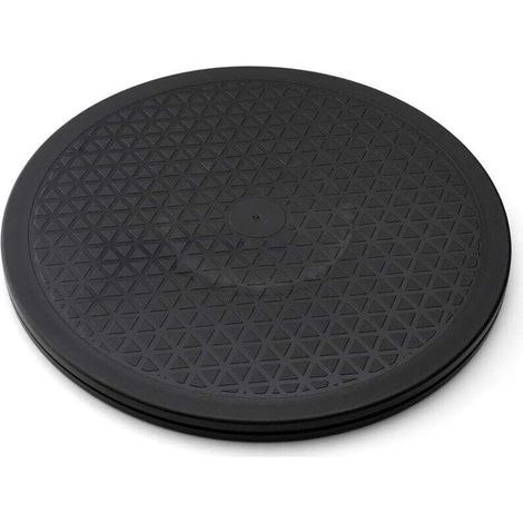 Plateau tournant robuste de 30,5 cm avec roulements à billes en acier pour écrans plats, ordinateur, TV, haut-parleurs, bonsaï, statue, organisateur d'armoire (1/4)