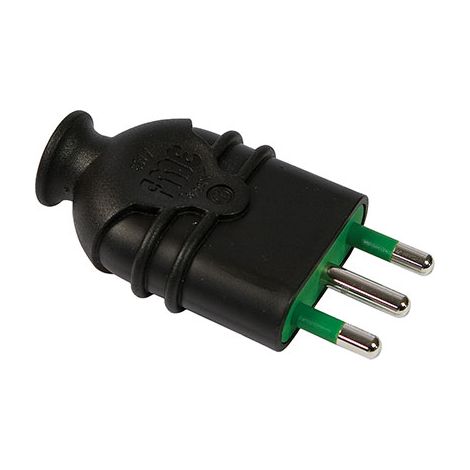 SPINA MOBILE HI-PRO FME - NERO 2P+T 16A- 5 pezzi