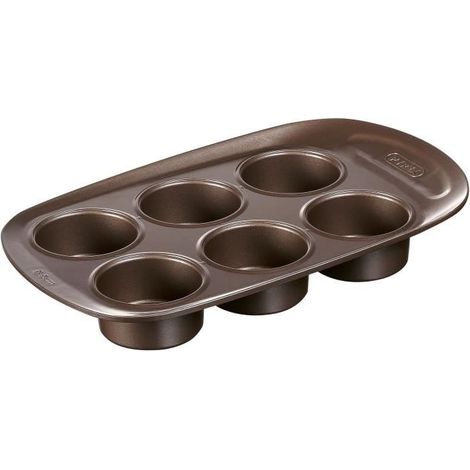 Muffinform Pyrex Asimetria Edelstahl (6 Portionen) (1/5)