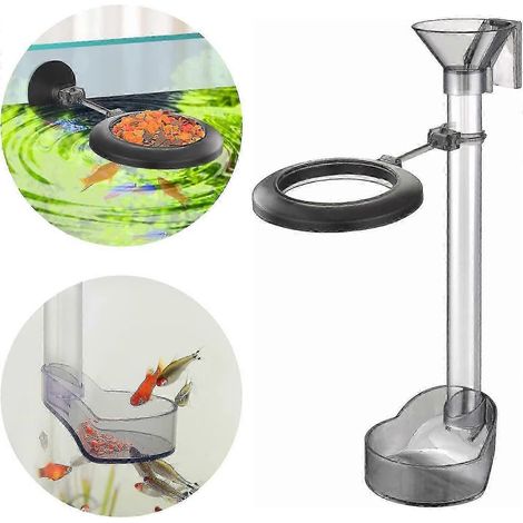 Tube d'alimentation pour aquarium, mangeoire pour crevettes, abreuvoir pour aquarium, tube d'alimentation à longueur réglable pour poissons (1/5)