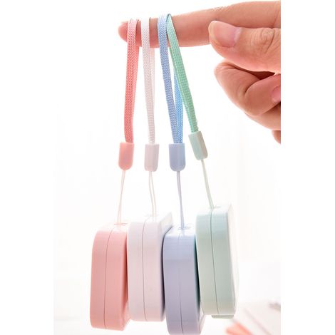 Mètre ruban en cuir de 1,5 m, ruban de mesure souple pour usage domestique, mini mètre ruban en cuir pour mesurer le tour de taille des vêtements, petite règle 79650 Mètre ruban en cuir 1,5 m (1/4)