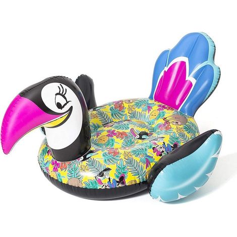 TRADE SHOP - Cavalcabile Gonfiabile A Forma Di Tucano Minnie 207 X 150 Cm Con Maniglie 91082 - (1/5)