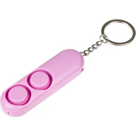 Guard YC-001-PI Piranha - Alarma personal de 2 sirenas con volumen de 130 dB, color rosa