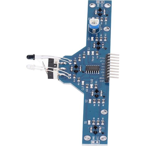 Module de capteur infrarouge pour la détection d'obstacles et le suivi à 5 canaux pour robot jouet voiture intelligente (1/5)