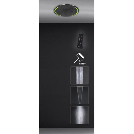 Gessi Colour, système de douche encastré multifonctions, rond,