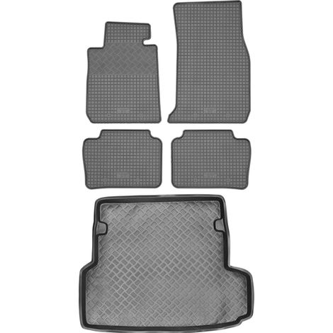 BMW 3er F31 Touring/Kombi (2012–2018) – Set: Gummifußmatten + Kofferraummatte