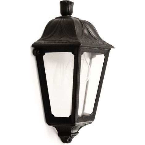 Aplique clásico INDURA MEDIUM 6 Apply Medium IP55 E27 42W Negro