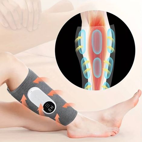 Ein wiederaufladbares, kabelloses elektrisches Wadenmassagegerät mit automatischer Druckknetfunktion zur Muskelentspannung ist ein ideales Geschenk für Männer, Frauen und Eltern. (1/5)