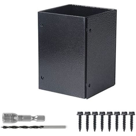 1 pièce Protecteur de poteau, réglable 8,4 à 15,2 cm, pour boîtes aux lettres, terrasses et clôtures (1/4)