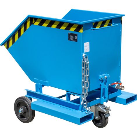 Bauer Südlohn Bac à copeaux SKW-ET 250, peint, bleu clair (1/3)