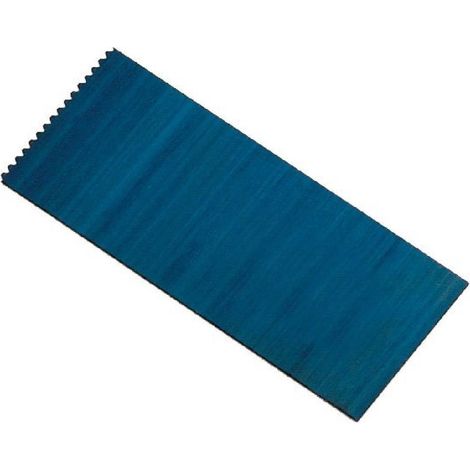 Spatola dentata realizzata in acciaio ideale per collanti in confezione da 12 pezzi -8 cm (1/2)