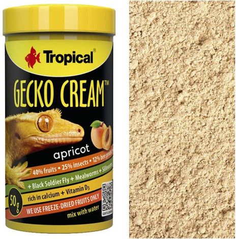 Alimento para geckos Tropical Gecko 100 ml sabor melocotón