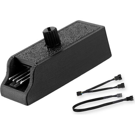 12V 4-Pin PWM Lüfterpumpen-Drehzahlregler mit integriertem Netzteil für Radiatorsteuerung, Drehzahlregelung für Elektrowerkzeuge, mehrfarbig (1/5)