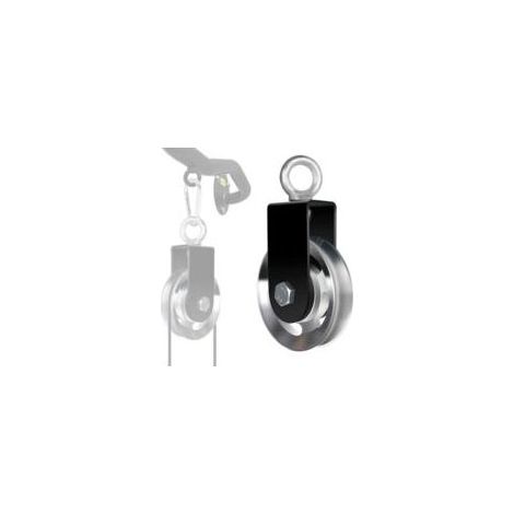 Poulie de Levage, Poulie de Câble 88mm Avec Support de Montage En u Roue de Levage de Rouleau Chargeant de Bricolage de Machine de Câble de Câble Métallique (1/5)