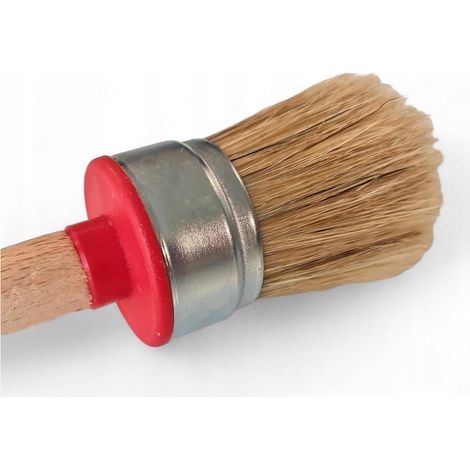 PENNELLO TONDO AD ANELLO 40MM MANICO IN LEGNO PER PITTURE E VERNICI
