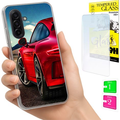 Custodia per Samsung Galaxy A17 5G, cover fotografica, cover posteriore + vetro 9H (1/5)
