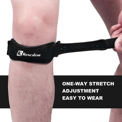 Verstellbarer Knie-Patellasehnen-Stützgurt, Kniebandage für Outdoor-Sportarten