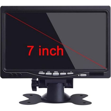 Monitor di retromarcia da 7 pollici (17,8 cm) con 2 ingressi video e avvio automatico - adatto per 12-24 V (1/5)