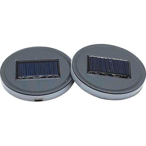 Lumières pour Porte-gobelet, Insert Lumineux pour Porte-gobelet – Tapis antidérapant avec 7 Couleurs changeantes d'éclairage pour Bouteilles d'eau, Voyages, Camping-Car, Camion (1/5)