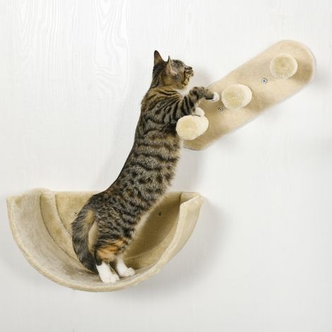 Arbre chat escalade 4 pièces escalier hamac plateforme saut mural jusquà 5 kg (1/5)