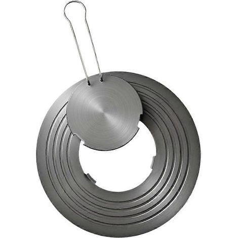 Diffuseur de chaleur Simmer Rings en aluminium antiadhésif, plaque de décongélation pour cuisinière à gaz (1/5)