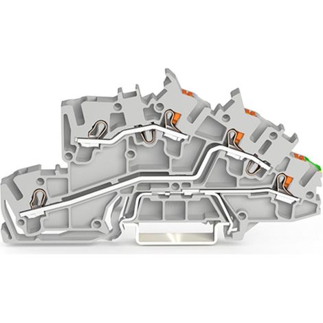 WAGO Installationsetagenklemme 2203-7545 L/L/PE grau grün-gelb Erdgeschoss (1/5)