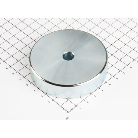 Magna-C Neodym Flachgreifer Ø75x18mm mit zylindrischer Senkung (1/4)
