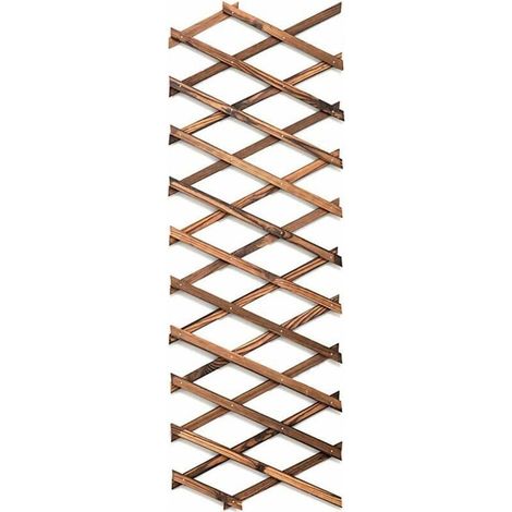Treillis extensible en bois à suspendre pour plantes grimpantes Décoration murale pour terrasse et jardin (1/4)
