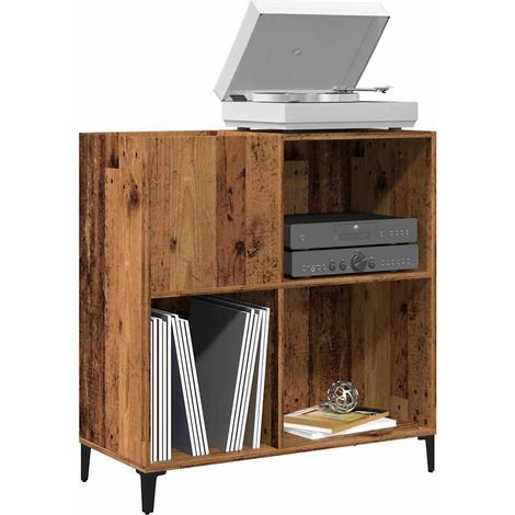 Plattenschrank Altholz-Optik 84,5x38x89 cm Holzwerkstoff