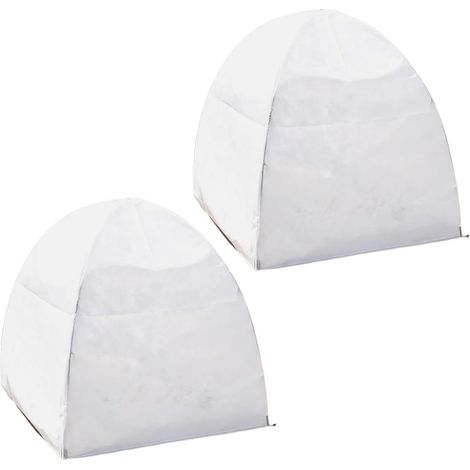 Lot de 2 housses de protection contre le gel pour plantes - 56 x 56 cm - (1/5)