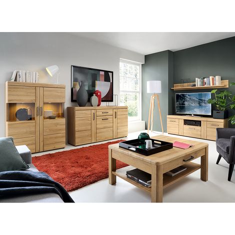 Wohnmöbel Kombination, 5-teilig, in Grandson Eiche Nb., CARIATI-129 (1/5)