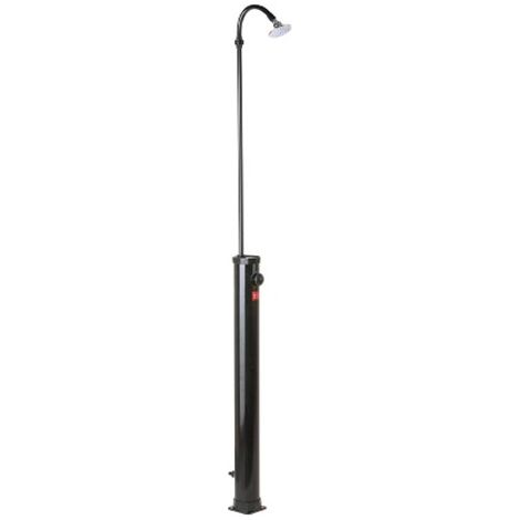 GRE – Douche solaire PVC 9L – Réservoir accumulateur 9L – Dimensions Ø11cm x H:220cm – Mitigeur eau chaude et froide (1/4)