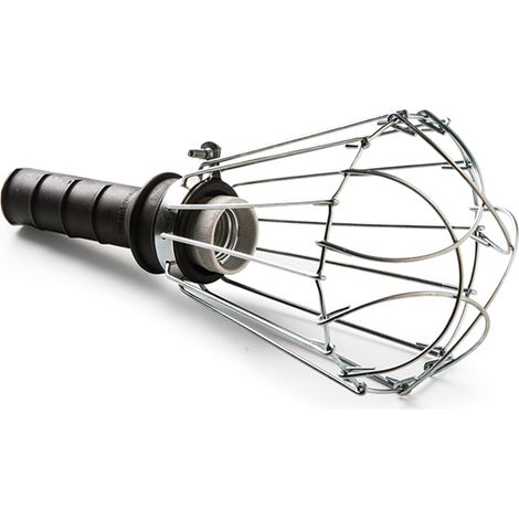 Lampe Baladeuse 100 W 250 V E27, Poignée En Caoutchouc Noir