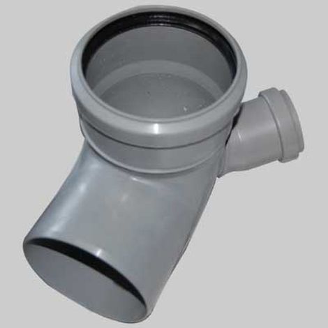 CURVA HTB ANGOLO 87,5° CON ATTACCO LATERALE - 110/50 sx