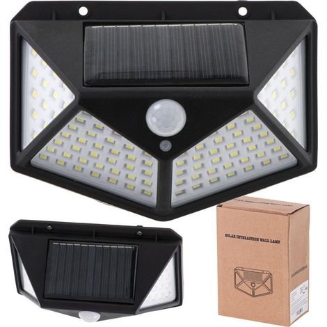 Lampada solare super luminosa YX-100 con sensore di movimento crepuscolare