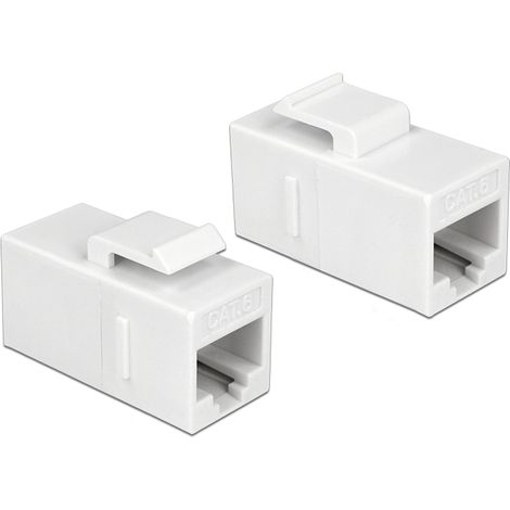 Delock Conector RJ45 para el mÃ³dulo Keystone  Conector RJ45 Cat.6 UTP blanco