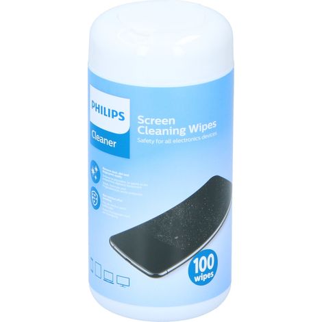 Philips Chiffon nettoyant écran Blanc H17.1xl8xL8cm