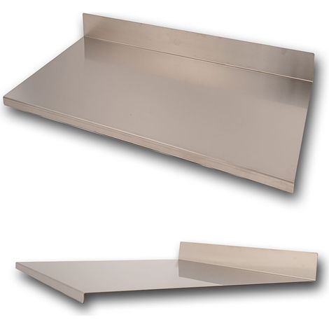 Tagliere Spianatoia per Alimenti Professionale con Alzatina 100x50 AISI 304 (1/5)