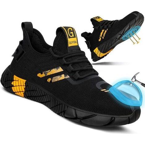 Lightweight safety shoes, anti - crash, anti - puncture protection, non-slip, steel wrap shoe, safety sports shoes, work shoes, unisex (1/3)