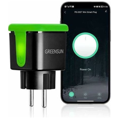 AIPER Waterproof Outdoor Plug, GreenSun Smart Plug, Alexa Smart Plug, Programmable Timer Plug, Waterproof Outdoor Smart Life Plug (1/4)