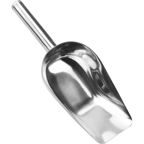 Pelle Alimentaire Cuillère à Glace Pelle en Acier Inoxydable Pelles à Nourriture Pelle de Sucrerie Multifonction Titulaire à Glace Grain Patisserie Sucre Bonbon pour Mariages Fêtes Bar Cuisine Magasin (1/5)