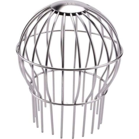 Drain Extérieur Toit Anti-Blocage Capuchon Rond Filtre Grille de Protection Gouttière Évacuation Eau Plancher (1/4)