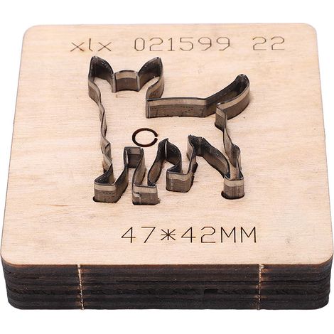 1 moule de découpe pour couteau en forme de chien (1/5)