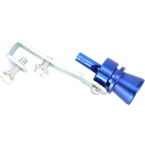 Sifflet Son Turbo Muffler Aluminium Bleu S/M Kit Modification Automobile