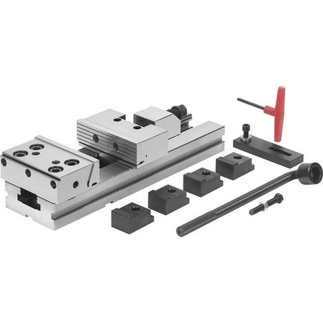 Prazisionsstahlschraubstock 125 x 150 mm Fervi m028/125/150