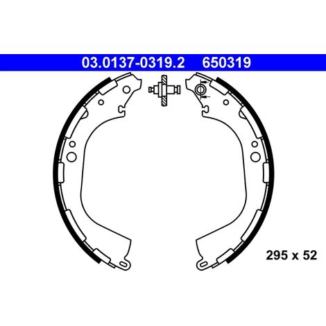 Jeu de mâchoires de frein ATE 03.0137-0319.2 NISSAN 44060-0W725 44060-0W726
