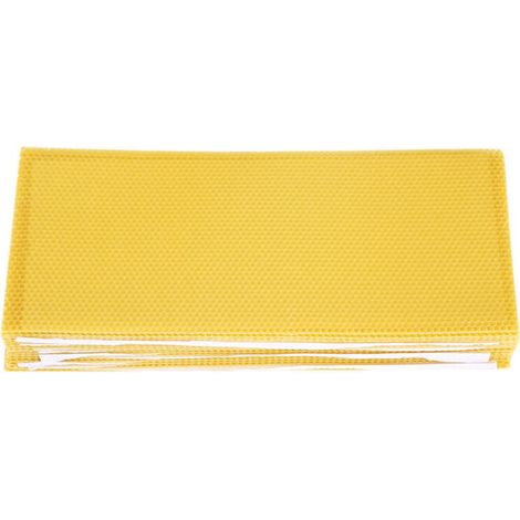 30 pcs Feuilles de Miel d'Abeille/Fond de Cire de Ruche/Peigne de Miel de Ruche Ciré/Équipement d'Apiculture/Peigne d'Abeille/Cadre de Miel/Fondation de Cellule de rite