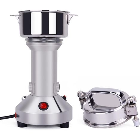 Pulvérisateur électrique domestique 220V 150G, machine de poudrage en acier inoxydable de qualité alimentaire 850W, fraiseuse de grains de café (1/5)